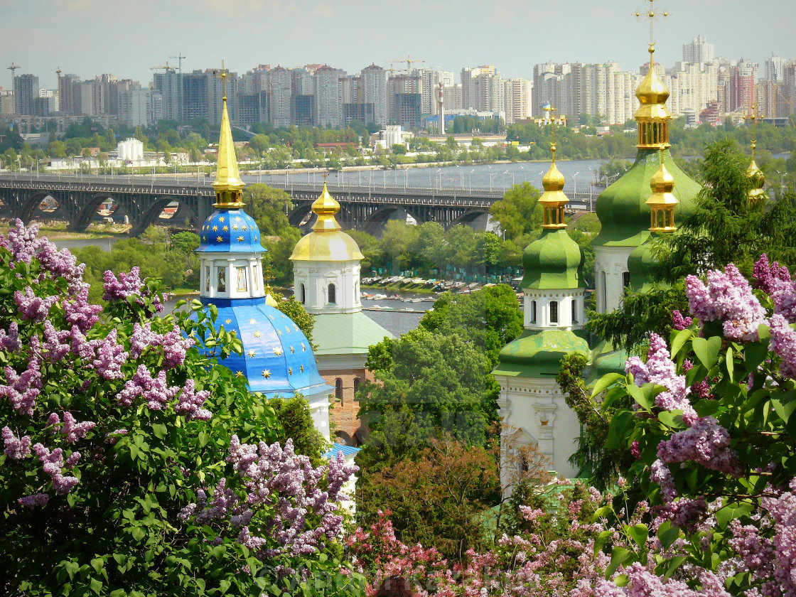 Die Botaniese tuin in Kiev, Oekraïne.